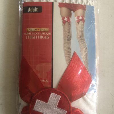 Nurse Thigh High Tights NIP Adult One Size